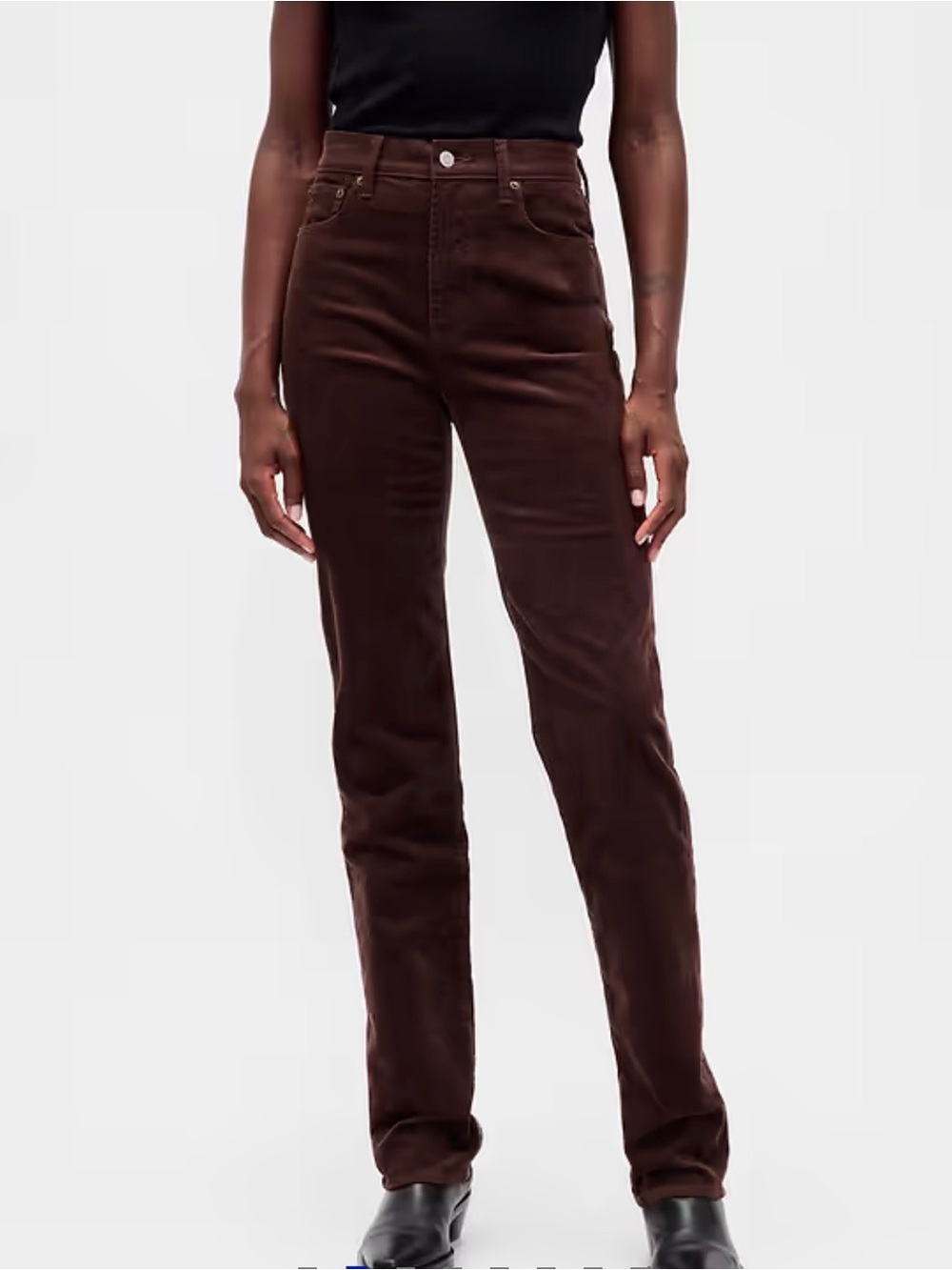 GAP High Rise Corduroy 90s Slim Straight Jeans